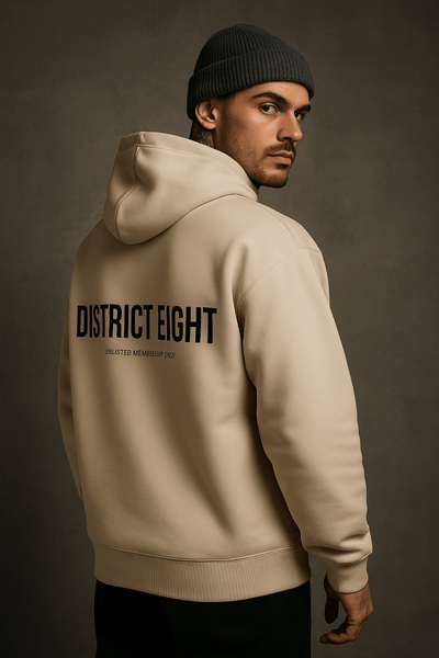 Signature Oversize Hoodie "District Eight"